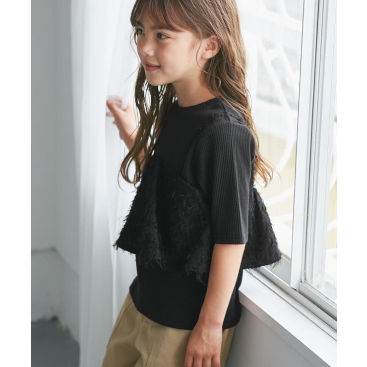 【KIDS/キッズ】ビスチェドッキングカットソー | ROPE' PICNIC【KIDS】 | 詳細画像4 