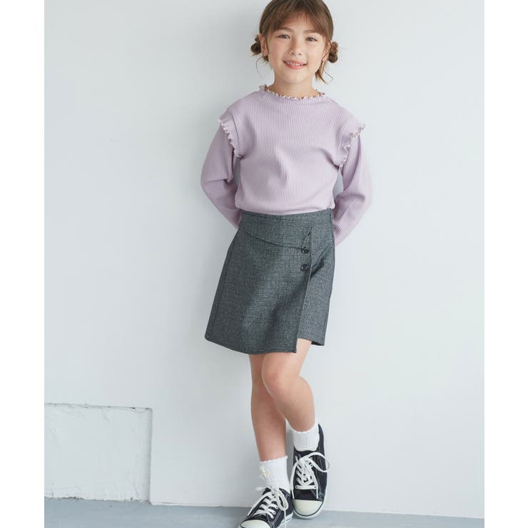 【KIDS/キッズ】プチフリル配色テレコトップス | ROPE' PICNIC【KIDS】 | 詳細画像13 