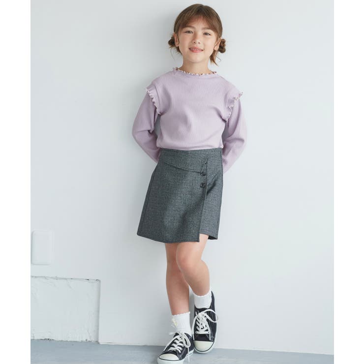 【KIDS/キッズ】プチフリル配色テレコトップス | ROPE' PICNIC【KIDS】 | 詳細画像14 