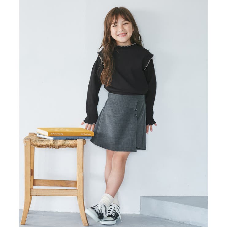 【KIDS/キッズ】プチフリル配色テレコトップス | ROPE' PICNIC【KIDS】 | 詳細画像5 