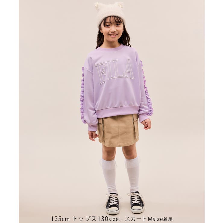 【KIDS/キッズ】【FILA/フィラ別注】袖フリル裏毛プルオーバー | ROPE' PICNIC【KIDS】 | 詳細画像15 