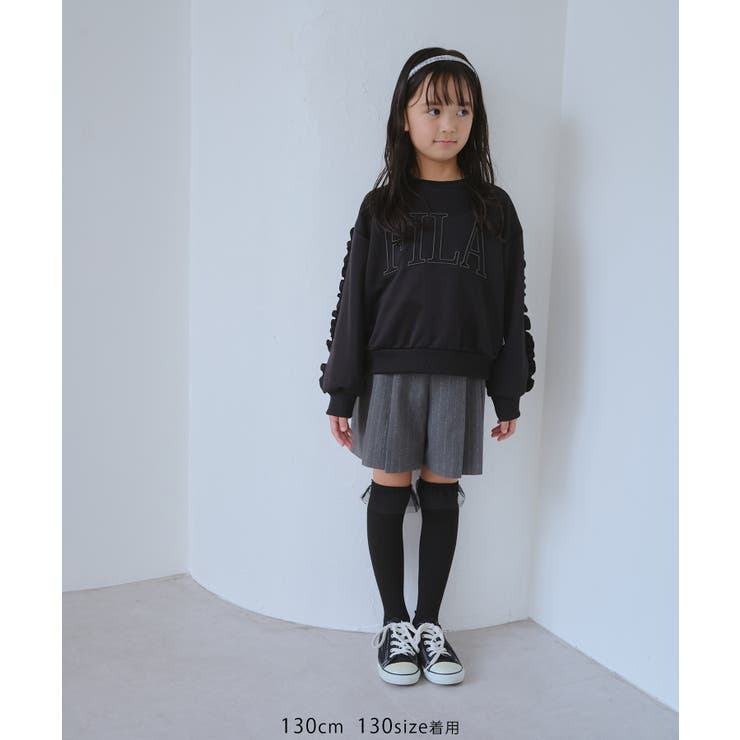 【KIDS/キッズ】【FILA/フィラ別注】袖フリル裏毛プルオーバー | ROPE' PICNIC【KIDS】 | 詳細画像2 