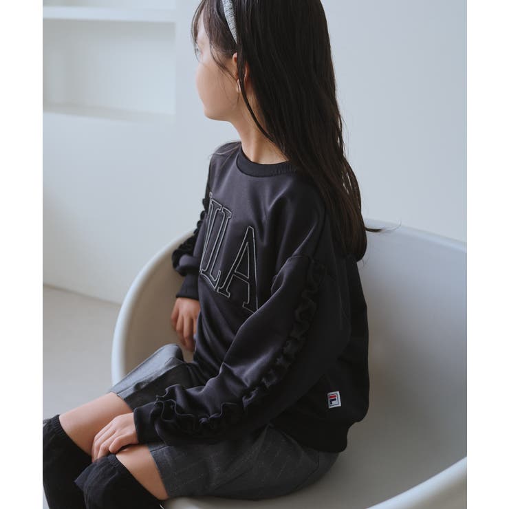 【KIDS/キッズ】【FILA/フィラ別注】袖フリル裏毛プルオーバー | ROPE' PICNIC【KIDS】 | 詳細画像6 