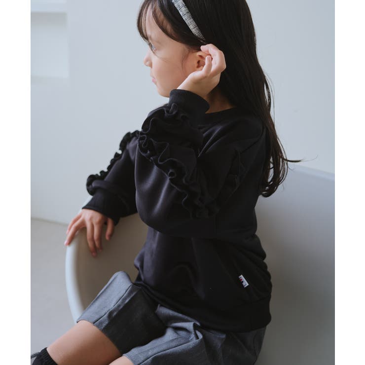【KIDS/キッズ】【FILA/フィラ別注】袖フリル裏毛プルオーバー | ROPE' PICNIC【KIDS】 | 詳細画像7 