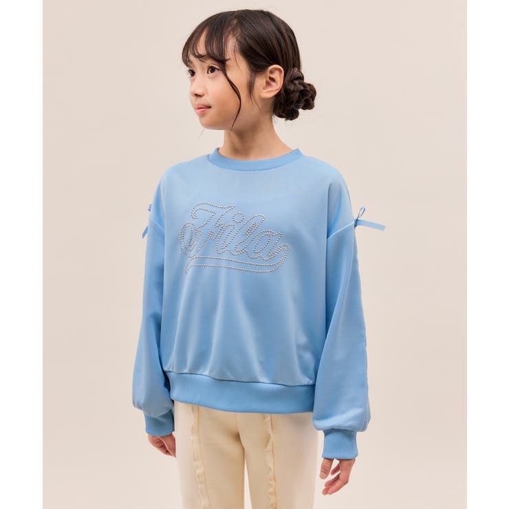 【KIDS/キッズ】【FILA/フィラ別注】ラインストーンロゴ裏毛プルオーバー | ROPE' PICNIC【KIDS】 | 詳細画像14 