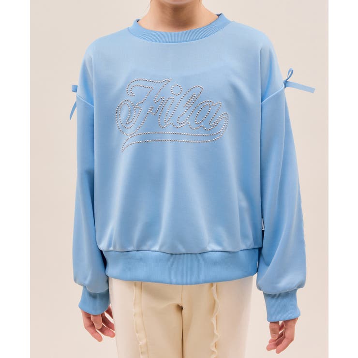 【KIDS/キッズ】【FILA/フィラ別注】ラインストーンロゴ裏毛プルオーバー | ROPE' PICNIC【KIDS】 | 詳細画像18 