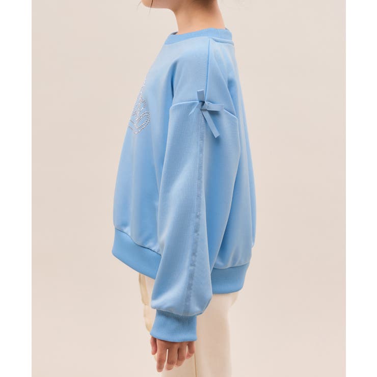 【KIDS/キッズ】【FILA/フィラ別注】ラインストーンロゴ裏毛プルオーバー | ROPE' PICNIC【KIDS】 | 詳細画像19 