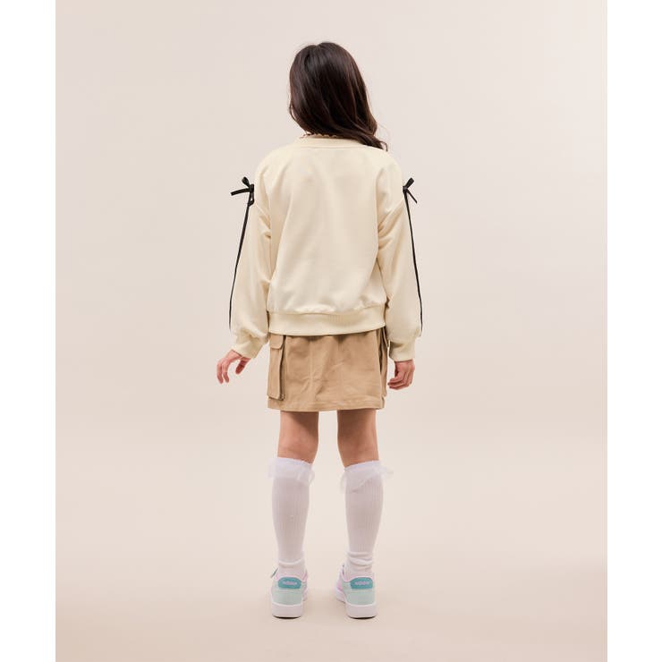 【KIDS/キッズ】【FILA/フィラ別注】ラインストーンロゴ裏毛プルオーバー | ROPE' PICNIC【KIDS】 | 詳細画像7 