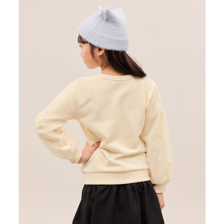 【KIDS/キッズ】ギンガムチェックリボンスリーブ裏毛トップス | ROPE' PICNIC【KIDS】 | 詳細画像12 