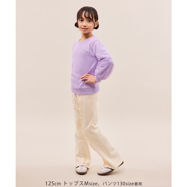 【KIDS/キッズ】ギンガムチェックリボンスリーブ裏毛トップス | ROPE' PICNIC【KIDS】 | 詳細画像13 