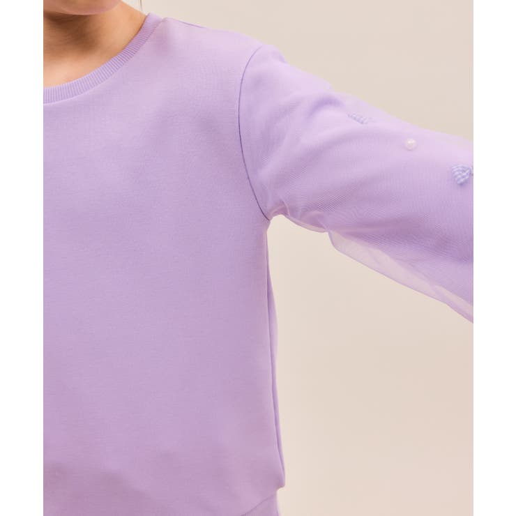 【KIDS/キッズ】ギンガムチェックリボンスリーブ裏毛トップス | ROPE' PICNIC【KIDS】 | 詳細画像20 