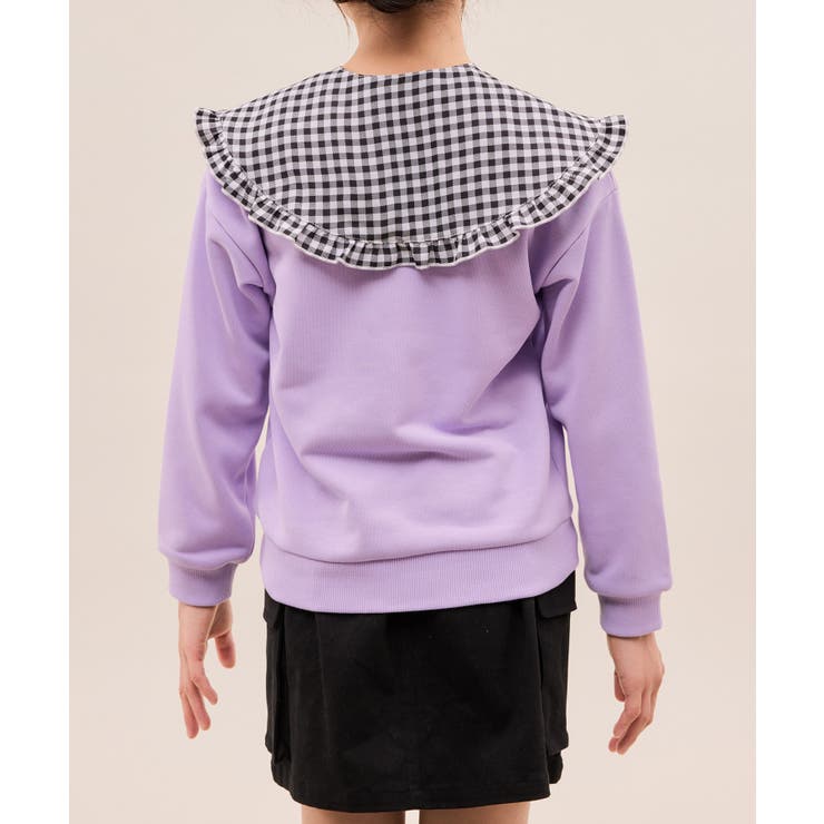 【KIDS/キッズ】ギンガムチェック付け襟裏毛トップス | ROPE' PICNIC【KIDS】 | 詳細画像21 