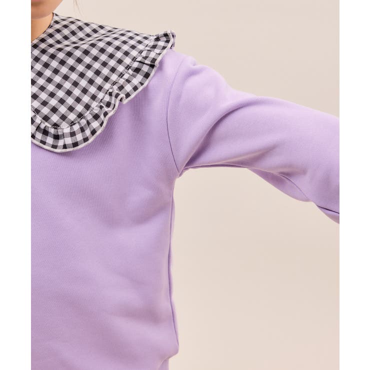 【KIDS/キッズ】ギンガムチェック付け襟裏毛トップス | ROPE' PICNIC【KIDS】 | 詳細画像23 