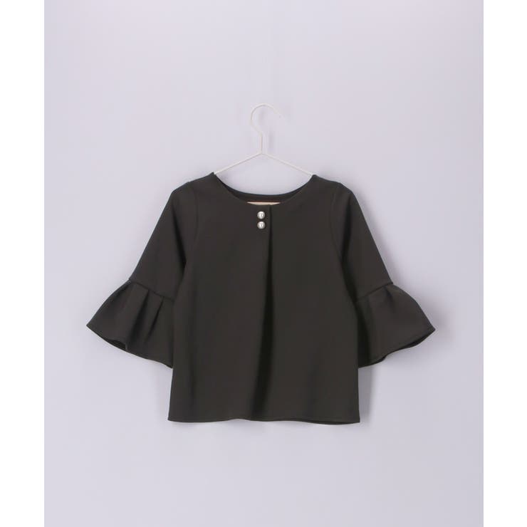 【KIDS】2WAY・リンクコーデ/ジョーゼットパールボタン付きトップス | ROPE' PICNIC【KIDS】 | 詳細画像10 