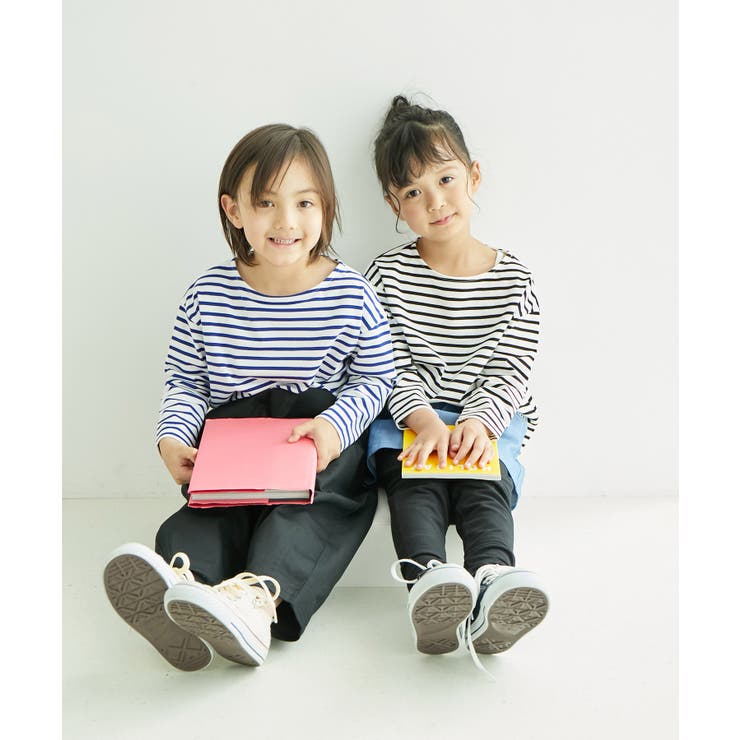 【KIDS】細ボーダー天竺トップス/リンクコーデ・WEB限定サイズ:110cm | ROPE' PICNIC【KIDS】 | 詳細画像19 