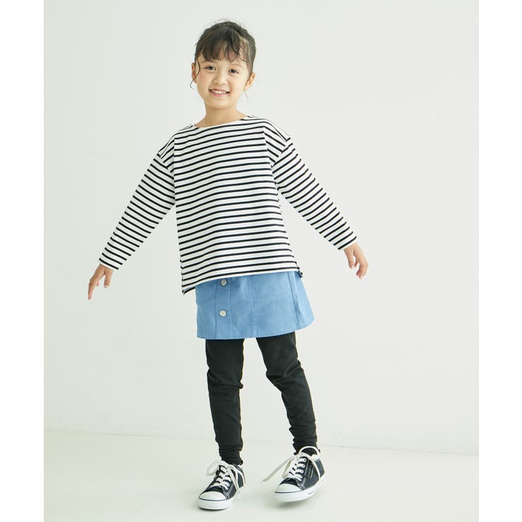 【KIDS】細ボーダー天竺トップス/リンクコーデ・WEB限定サイズ:110cm | ROPE' PICNIC【KIDS】 | 詳細画像9 