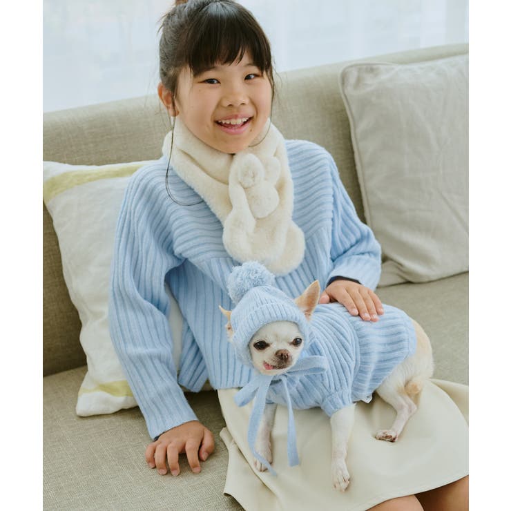 【KIDS キッズ】もちもちリブ切り替えニットプルオーバー イージーケア | ROPE' PICNIC【KIDS】 | 詳細画像18 