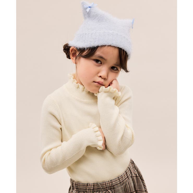 【KIDS/キッズ】アンチピリングフリルニットプルオーバー/リンクコーデ | ROPE' PICNIC【KIDS】 | 詳細画像7 