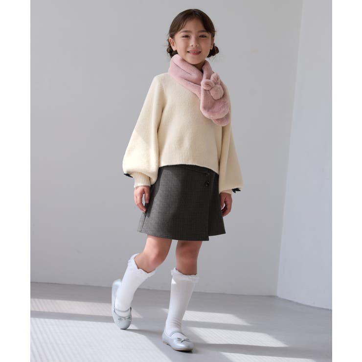 スフレニットシリーズ リボンニットプルオーバー イージーケア | ROPE' PICNIC【KIDS】 | 詳細画像2 