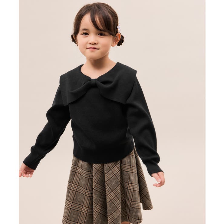 マシュマロニットリボンカラートップス イージーケア リンクコーデ | ROPE' PICNIC【KIDS】 | 詳細画像10 