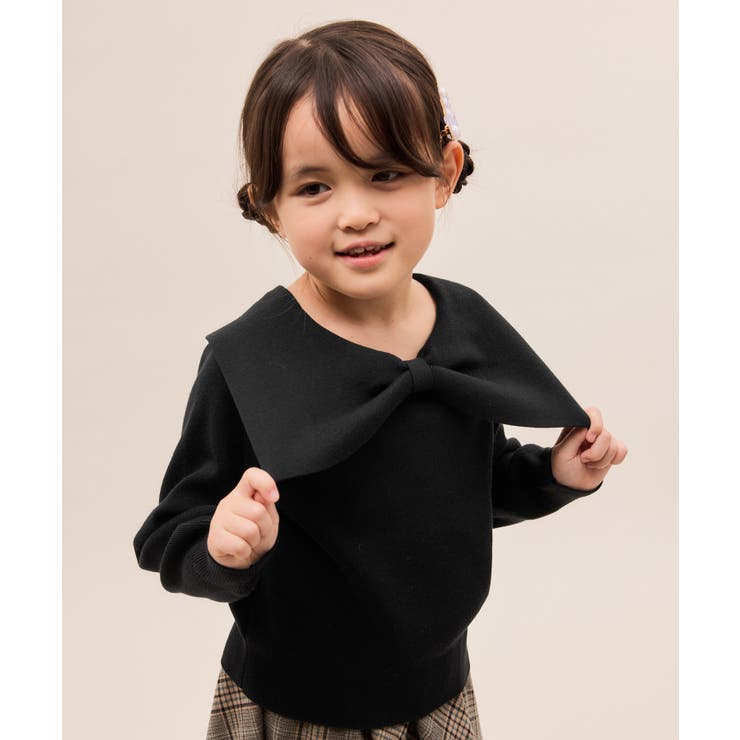 マシュマロニットリボンカラートップス イージーケア リンクコーデ | ROPE' PICNIC【KIDS】 | 詳細画像11 