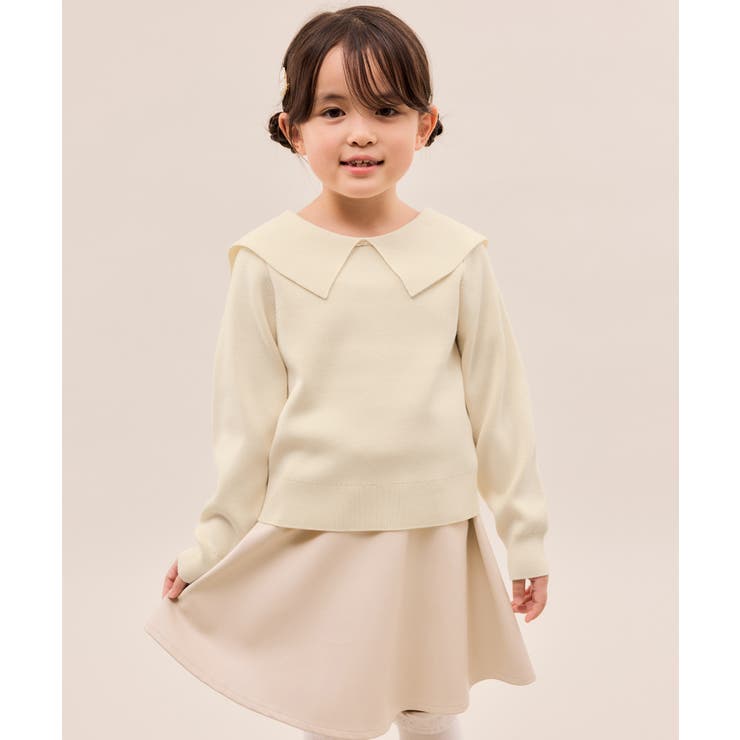 マシュマロニットリボンカラートップス イージーケア リンクコーデ | ROPE' PICNIC【KIDS】 | 詳細画像14 