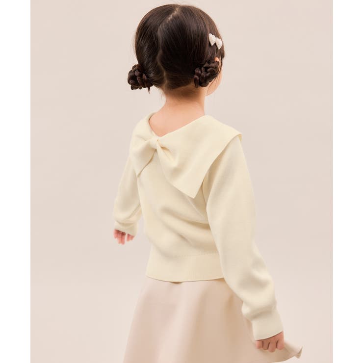 マシュマロニットリボンカラートップス イージーケア リンクコーデ | ROPE' PICNIC【KIDS】 | 詳細画像16 