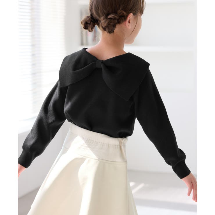 マシュマロニットリボンカラートップス イージーケア リンクコーデ | ROPE' PICNIC【KIDS】 | 詳細画像2 