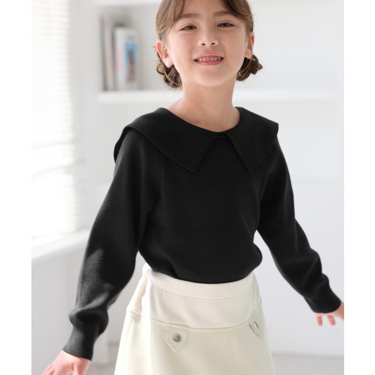 マシュマロニットリボンカラートップス イージーケア リンクコーデ | ROPE' PICNIC【KIDS】 | 詳細画像3 