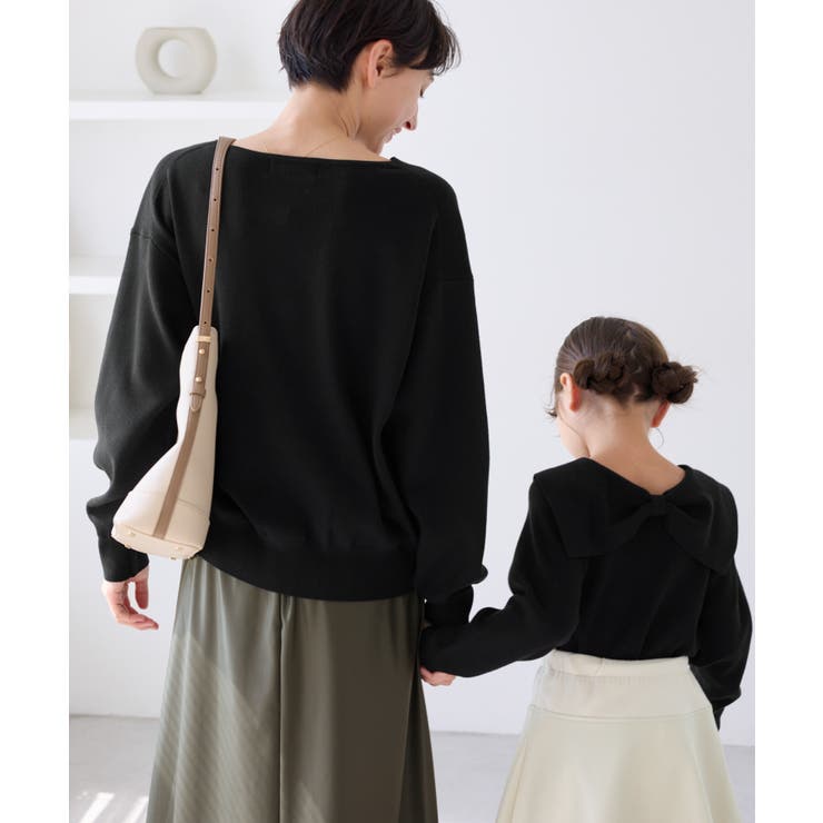 マシュマロニットリボンカラートップス イージーケア リンクコーデ | ROPE' PICNIC【KIDS】 | 詳細画像6 