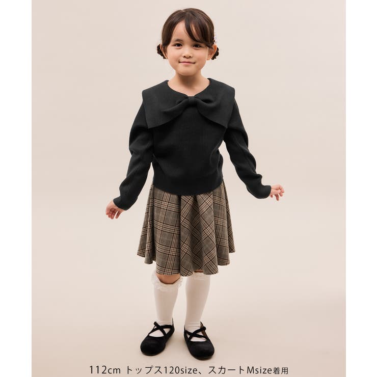 マシュマロニットリボンカラートップス イージーケア リンクコーデ | ROPE' PICNIC【KIDS】 | 詳細画像8 