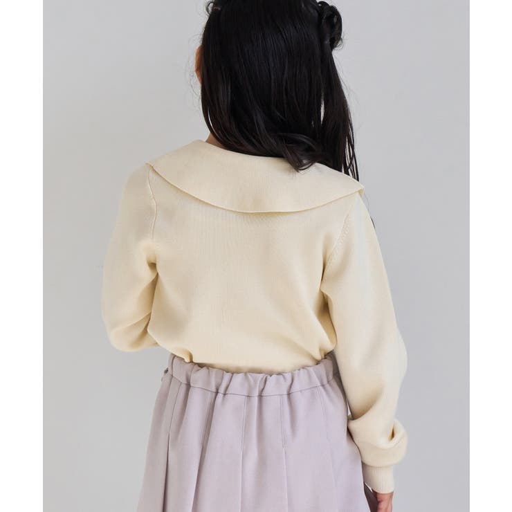 【KIDS キッズ】マシュマロニット パールリボンカラープルオーバー | ROPE' PICNIC【KIDS】 | 詳細画像9 