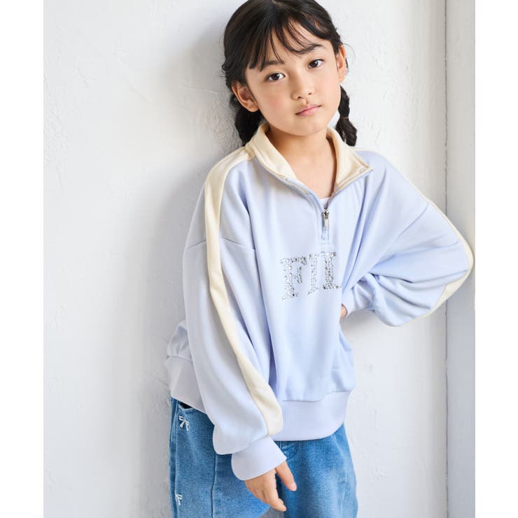 【KIDS キッズ】【FILA フィラ別注】ハーフジップ配色スウェットプルオーバ… | ROPE' PICNIC【KIDS】 | 詳細画像10 