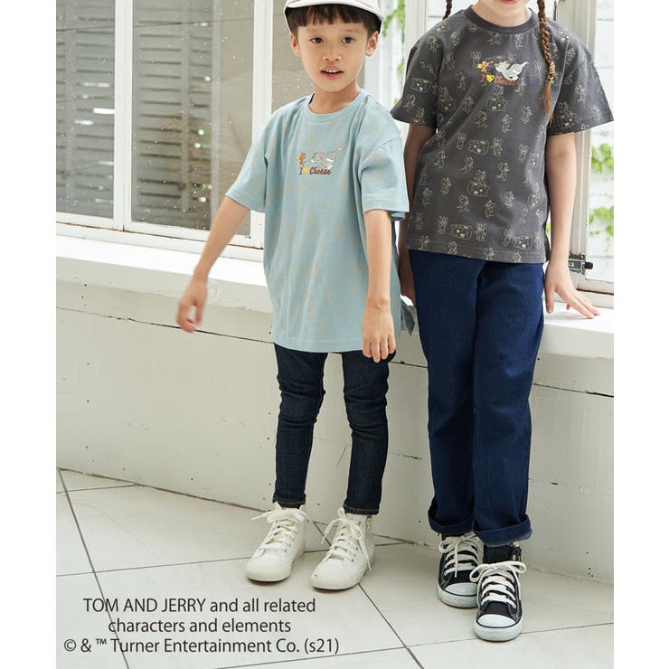 KIDS】【TOM and JERRY】総柄Tシャツ[品番：RPCW0019791]｜ROPE