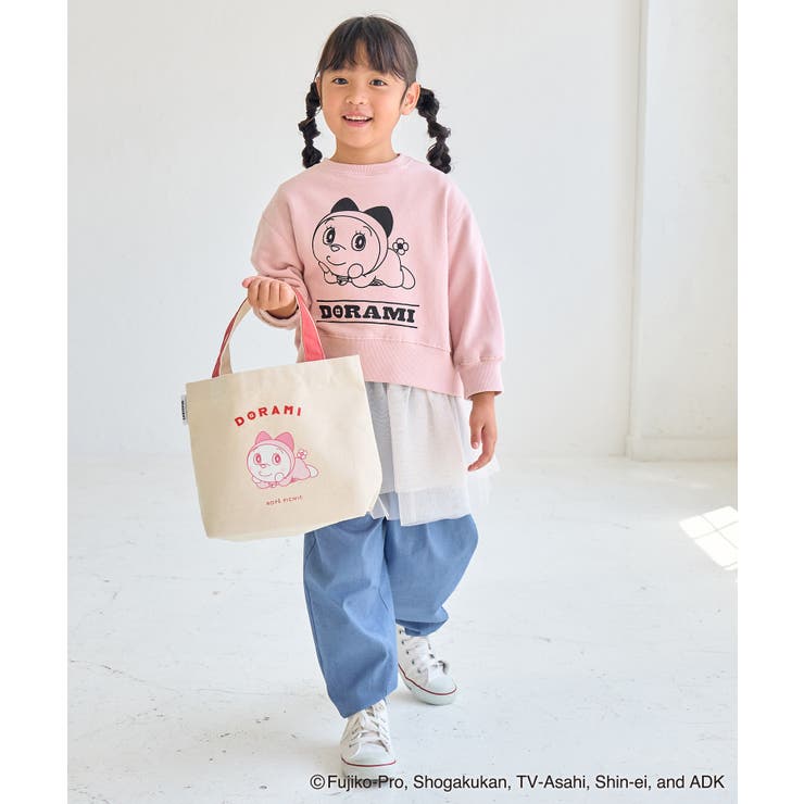 KIDS】【ドラえもんコレクション】裏毛トップス/リンクコーデ[品番