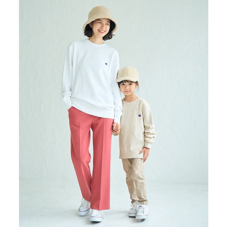 KIDS】【Champion/チャンピオン】クルーネックスウェットシャツ[品番：RPCW0039470]｜ROPE'  PICNIC【KIDS】（ロペピクニック）のキッズファッション通販｜SHOPLIST（ショップリスト）