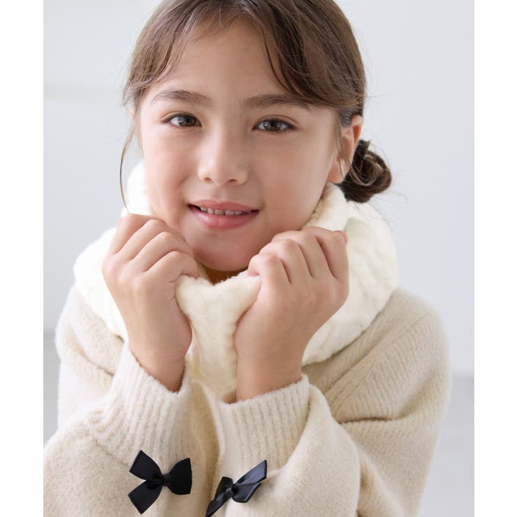 【KIDS/キッズ】リバーシブルケーブル×ボアスヌード | ROPE' PICNIC【KIDS】 | 詳細画像3 