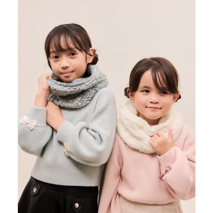 【KIDS/キッズ】リバーシブルケーブル×ボアスヌード | ROPE' PICNIC【KIDS】 | 詳細画像6 