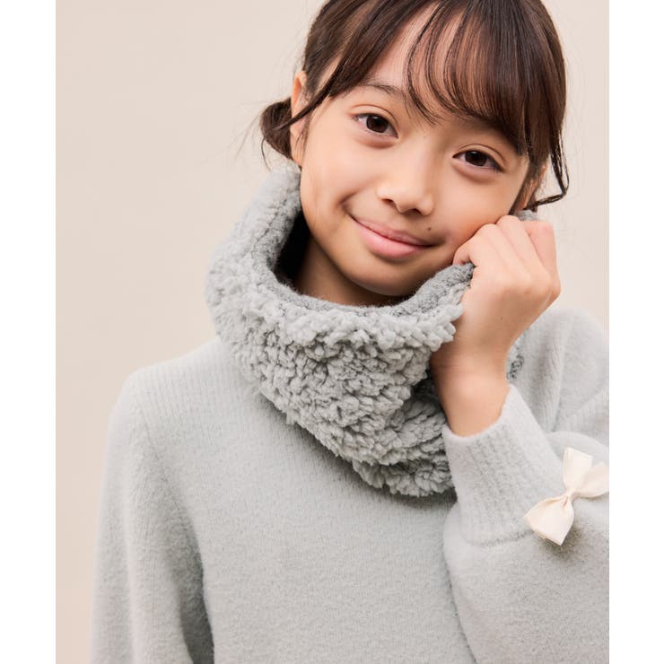 【KIDS/キッズ】リバーシブルケーブル×ボアスヌード | ROPE' PICNIC【KIDS】 | 詳細画像7 