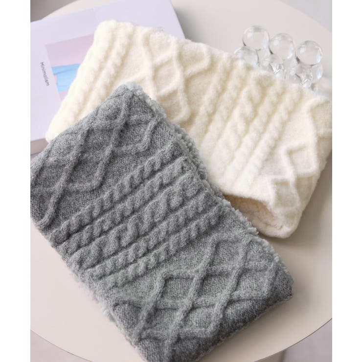 【KIDS/キッズ】リバーシブルケーブル×ボアスヌード | ROPE' PICNIC【KIDS】 | 詳細画像9 