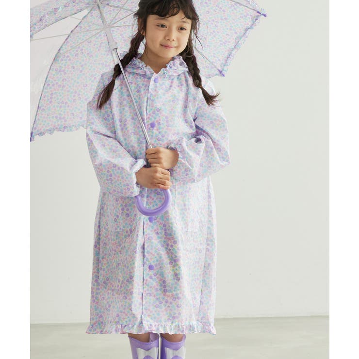 KIDS】猫&花柄レインコート[品番：RPCW0035404]｜ROPE' PICNIC【KIDS