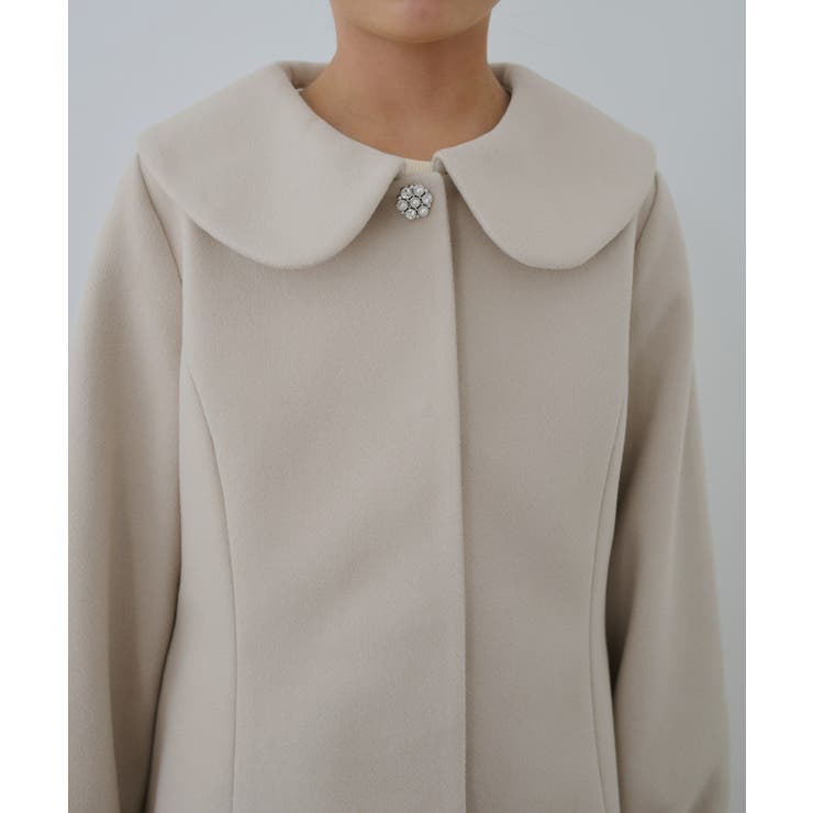 【KIDS/キッズ】ビジューボタン衿つきAラインコート/リンクコーデ | ROPE' PICNIC【KIDS】 | 詳細画像15 