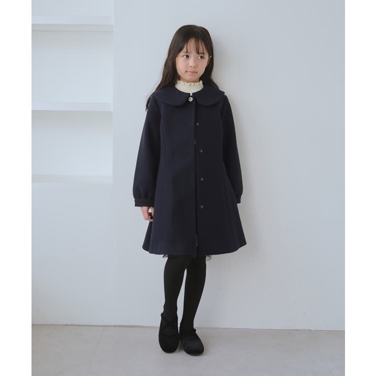 【KIDS/キッズ】ビジューボタン衿つきAラインコート/リンクコーデ | ROPE' PICNIC【KIDS】 | 詳細画像6 