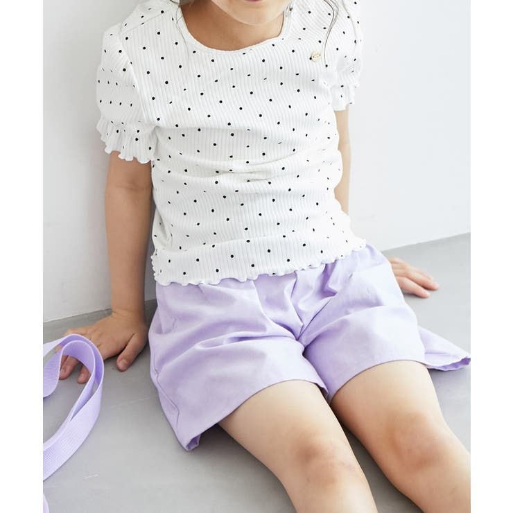 KIDS】編み上げデザインキュロットパンツ[品番：RPCW0030670]｜ROPE