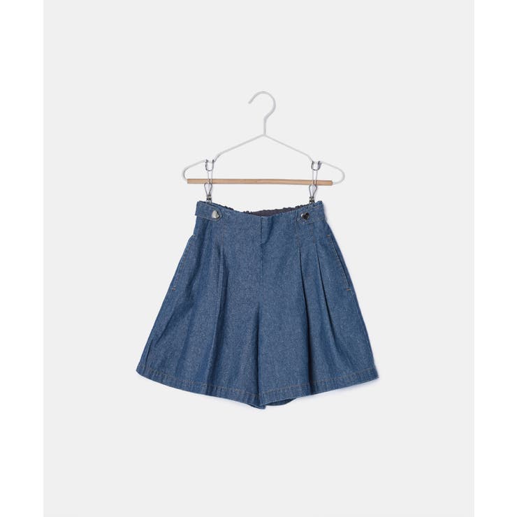 【KIDS】ハートボタンデニムキュロット | ROPE' PICNIC【KIDS】 | 詳細画像13 