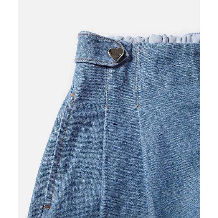 【KIDS】ハートボタンデニムキュロット | ROPE' PICNIC【KIDS】 | 詳細画像16 