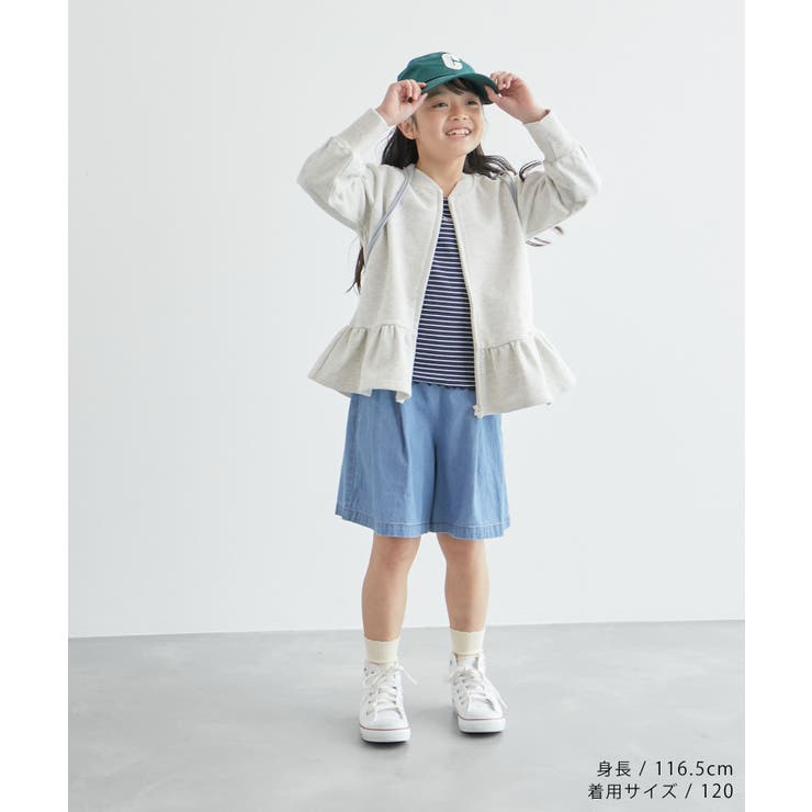 【KIDS】ハートボタンデニムキュロット | ROPE' PICNIC【KIDS】 | 詳細画像2 