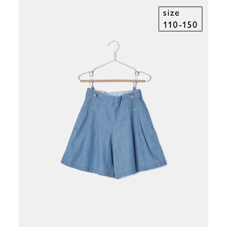 【KIDS】ハートボタンデニムキュロット | ROPE' PICNIC【KIDS】 | 詳細画像24 