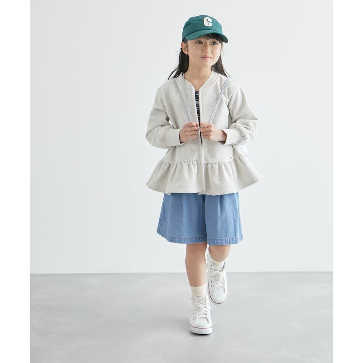 【KIDS】ハートボタンデニムキュロット | ROPE' PICNIC【KIDS】 | 詳細画像3 