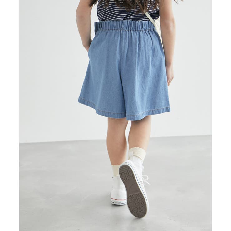 【KIDS】ハートボタンデニムキュロット | ROPE' PICNIC【KIDS】 | 詳細画像6 